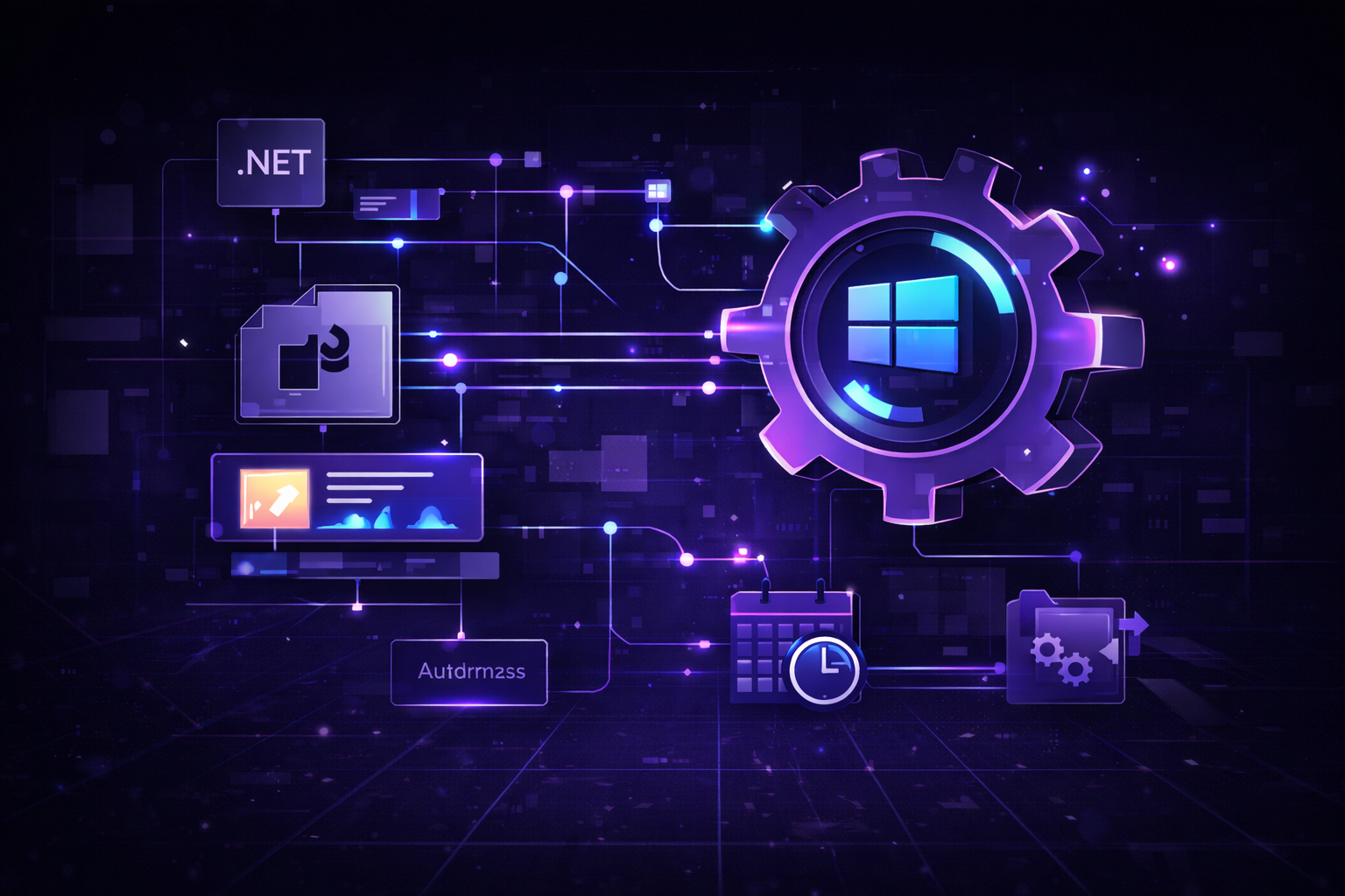 Windows services and background automation